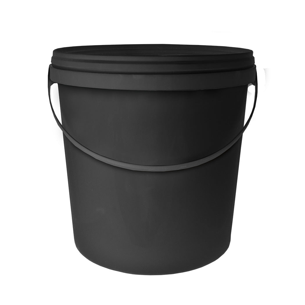 Round Black Bucket