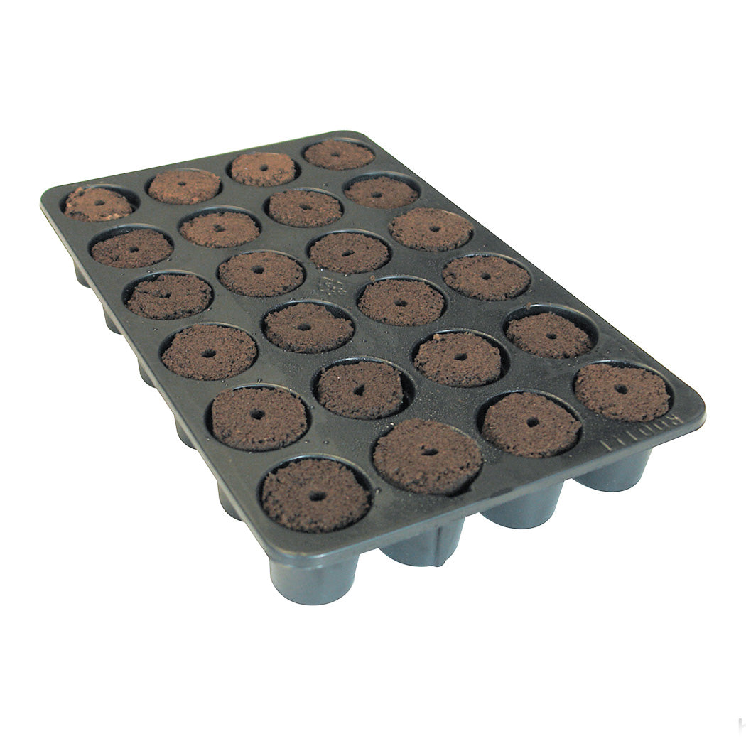 ROOT!T 24 Cell Filled Propagation Insert and Tray - National Hydroponics